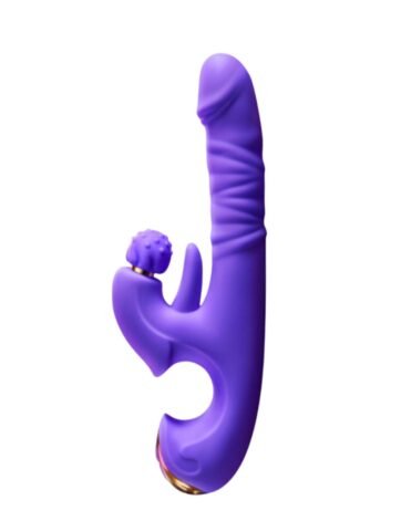 Thrusting Rabbit Vibrator Rose Clit