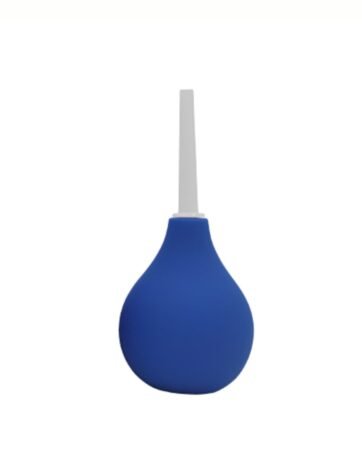 Blue Silicone Anal Douche Cleansing Bulb